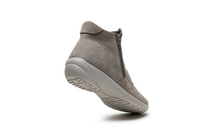 G Comfort P-9521 Grey Nubuck Ankle Boots