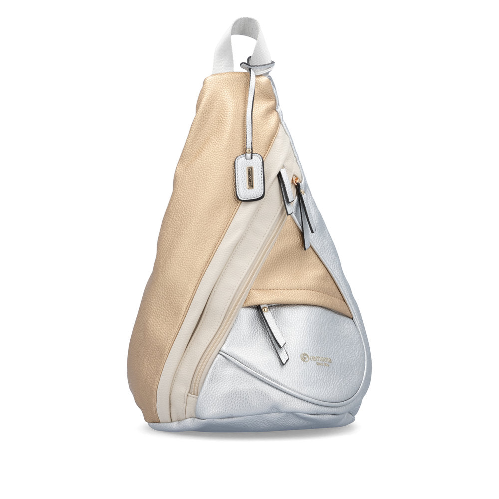 Remonte Q0530-90 Silver, Cream & Gold Backpack