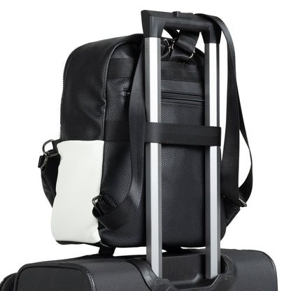 Remonte Q0533-01 Black, White & Grey Backpack
