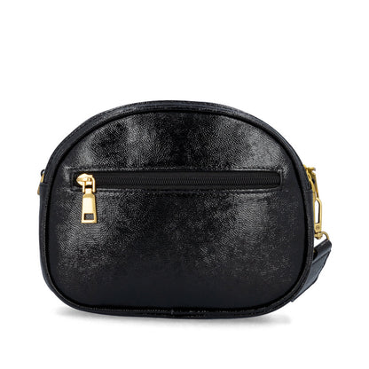Remonte Q0647-02 Black, Gold & Cream Combi Crossbody Bag