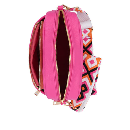 Remonte Q0671-31 Fuchsia & Orange Handbag