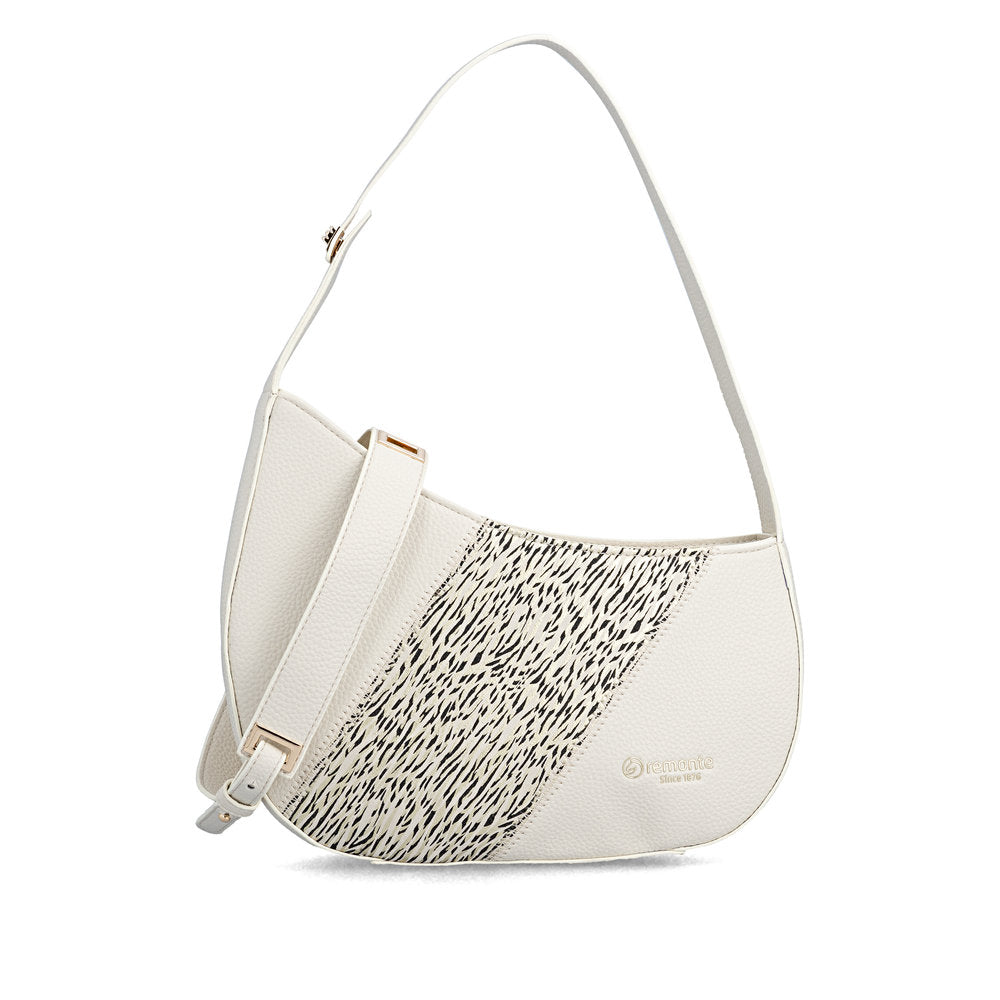 Remonte Q0672-61 Cream, Gold & Black Handbag