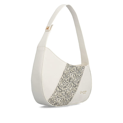 Remonte Q0672-61 Cream, Gold & Black Handbag