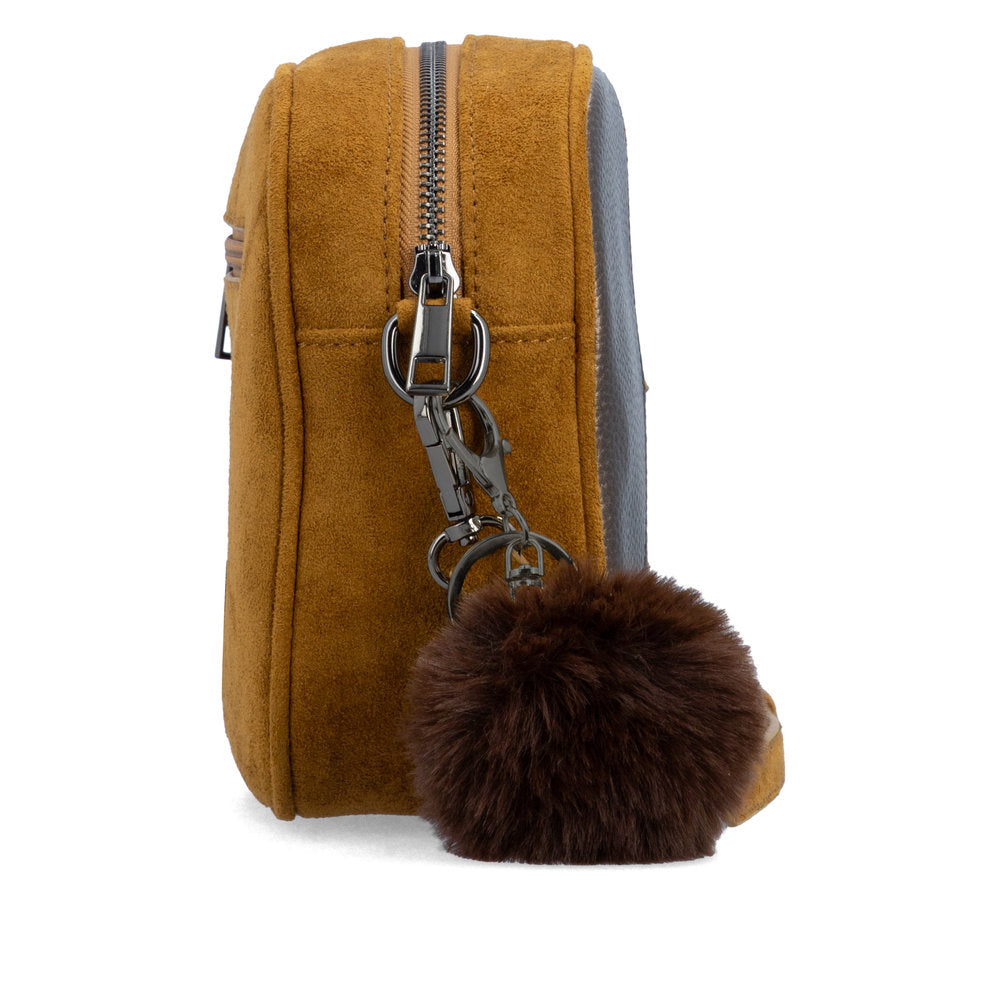 Remonte Q0674-22 Tan, Bronze, Leopard Mix Cross Body Bag