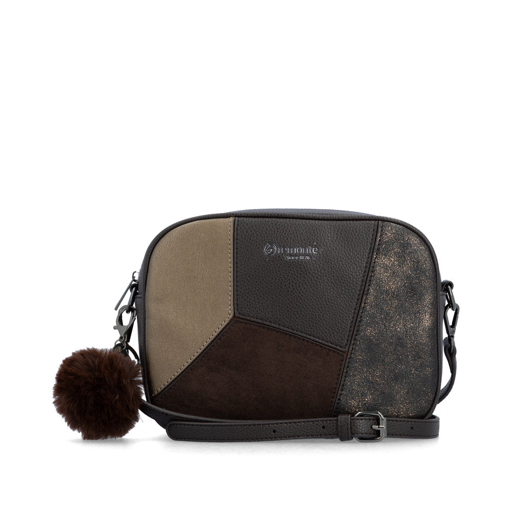 Remonte Q0674-25 Brown & Bronze Combi Handbag