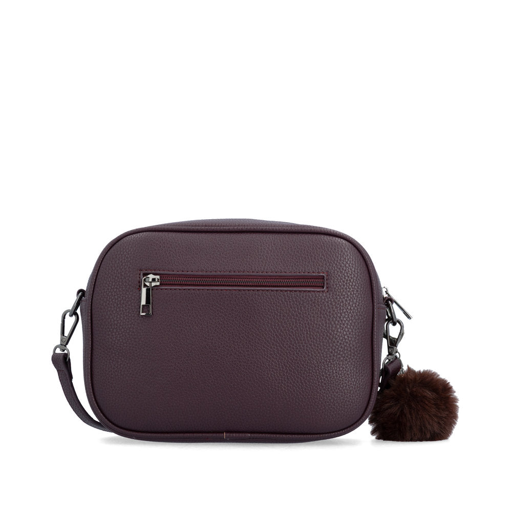 Remonte Q0674-35 Wine, Black Purple Combi Handbag