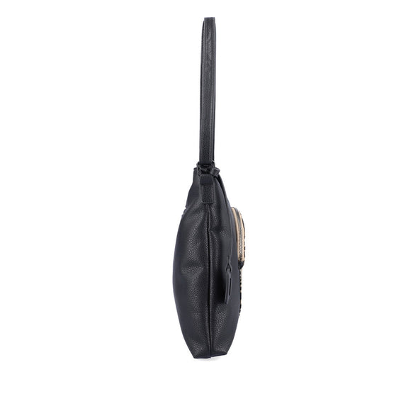 Remonte Q0705-03 Black & Gold Combi Shoulder Bag