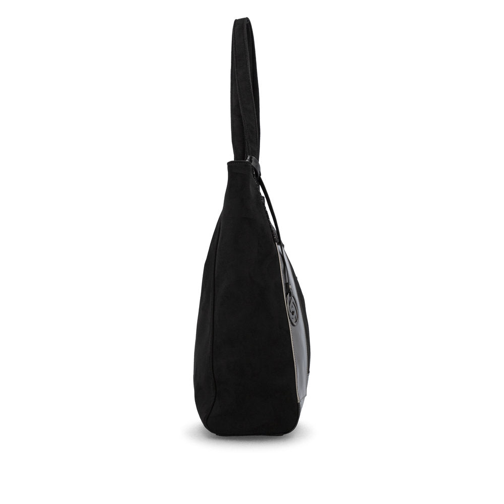 Remonte Q0727-01 Black, White & Silver Handbag