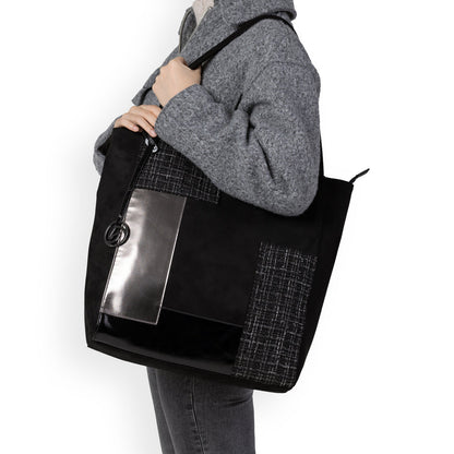 Remonte Q0727-01 Black, White & Silver Handbag