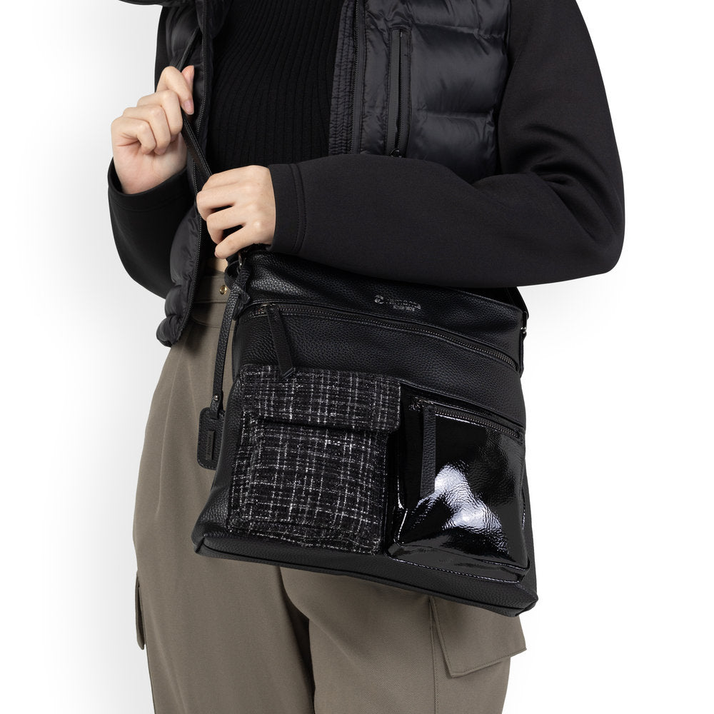 Remonte Q0729-01 Black,& White Handbag