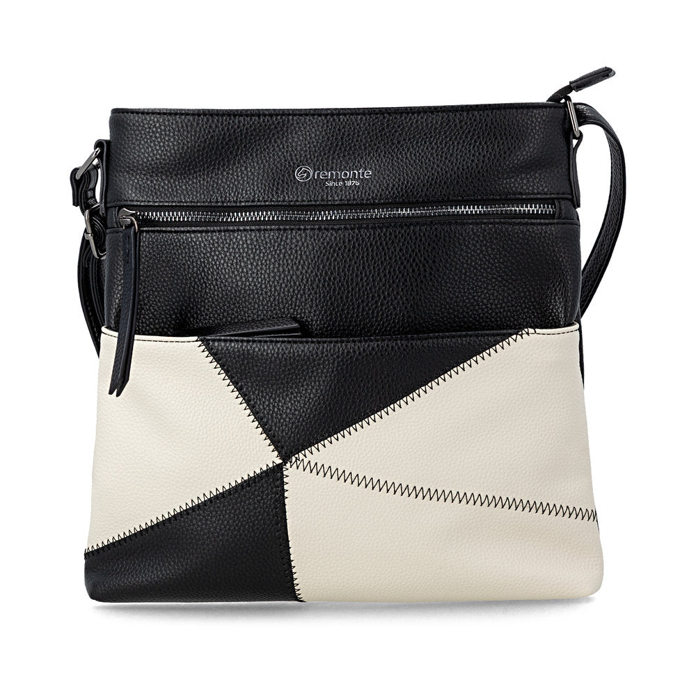 Remonte Q0735-00 Black & Cream Handbag