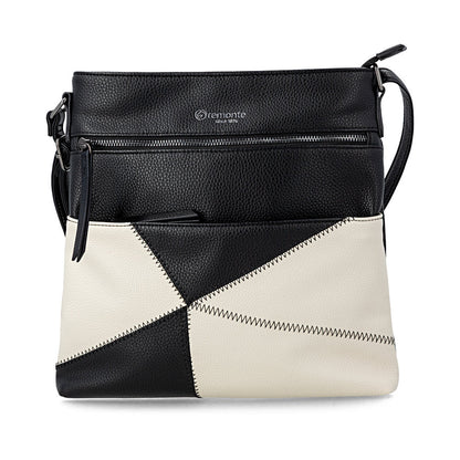 Remonte Q0735-00 Black & Cream Handbag