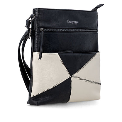 Remonte Q0735-00 Black & Cream Handbag