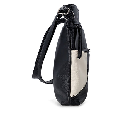 Remonte Q0735-00 Black & Cream Handbag