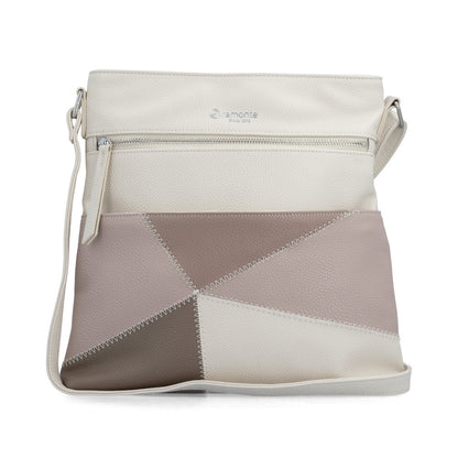 Remonte Q0735-60 Cream, Blush & Dark Rose Combi Handbag