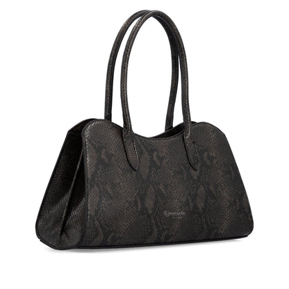 Remonte Q0741-45 Black Smoke Snake Print Handbag