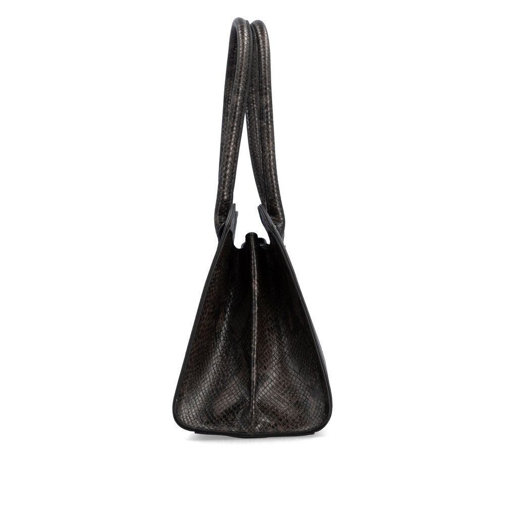Remonte Q0741-45 Black Smoke Snake Print Handbag