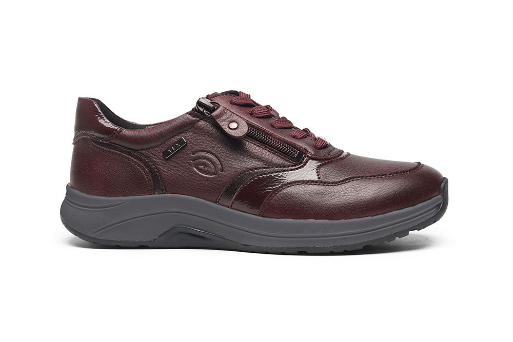 G Comfort R-5189-1R Medoc Burgundy Combi Ultra Light Trainers - Rolling Fitness