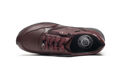 G Comfort R-5189-1R Medoc Burgundy Combi Ultra Light Trainers - Rolling Fitness