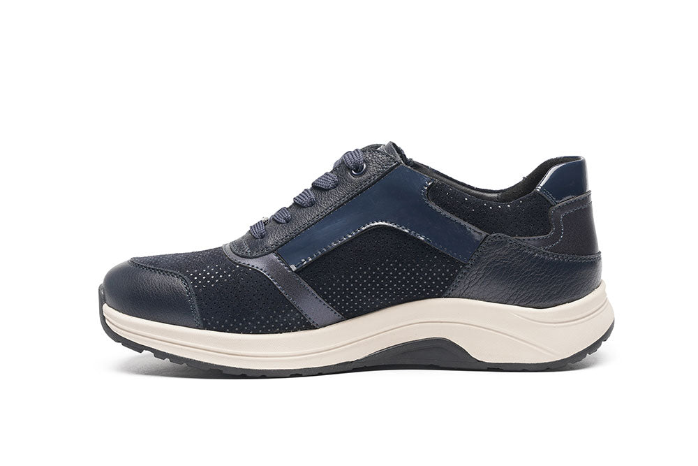 G Comfort R-5189-3L Navy Combi Ultra Light Trainers - Rolling Fitness