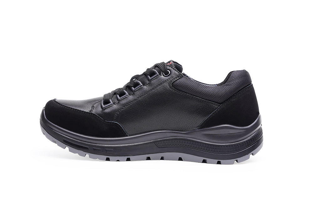 G Comfort R-5583SN Rolling Fitness Black Zip Sneakers