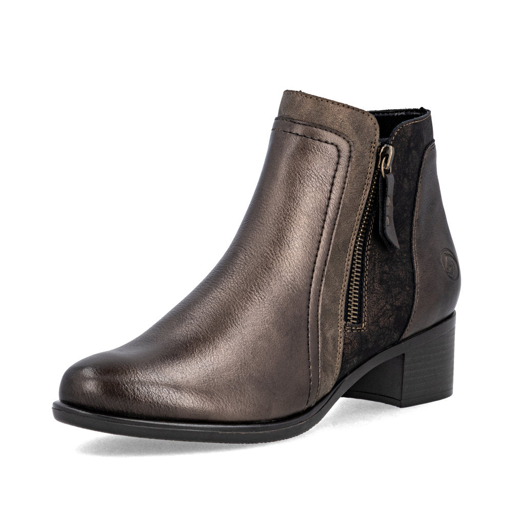 Remonte R5172-90 Light Bronze, Brown & Black Mix Boots