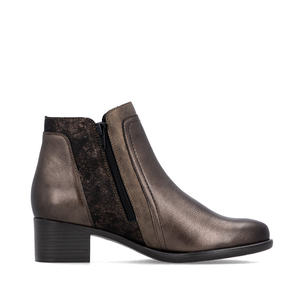 Remonte R5172-90 Light Bronze, Brown & Black Mix Boots