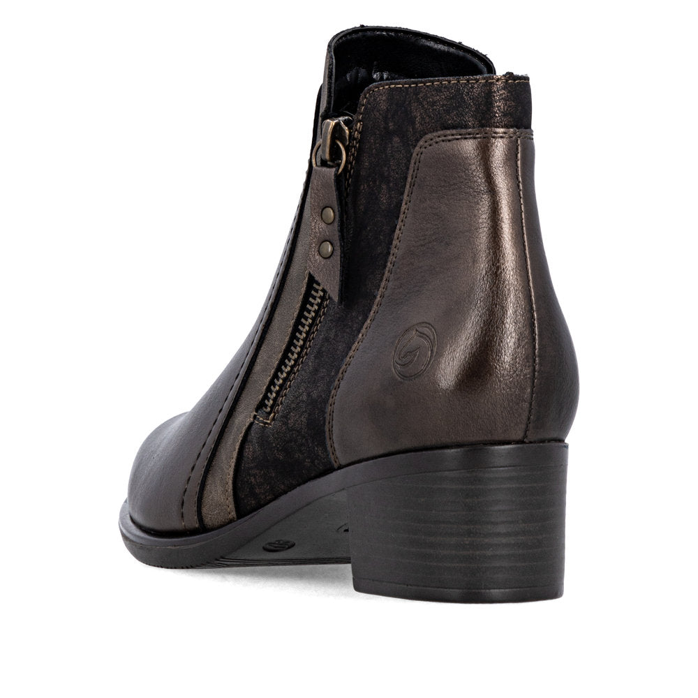 Remonte R5172-90 Light Bronze, Brown & Black Mix Boots