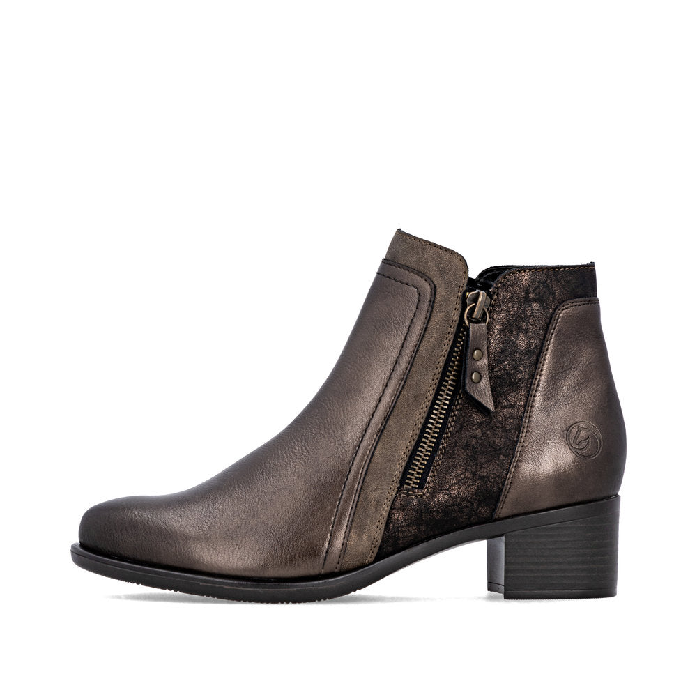 Remonte R5172-90 Light Bronze, Brown & Black Mix Boots