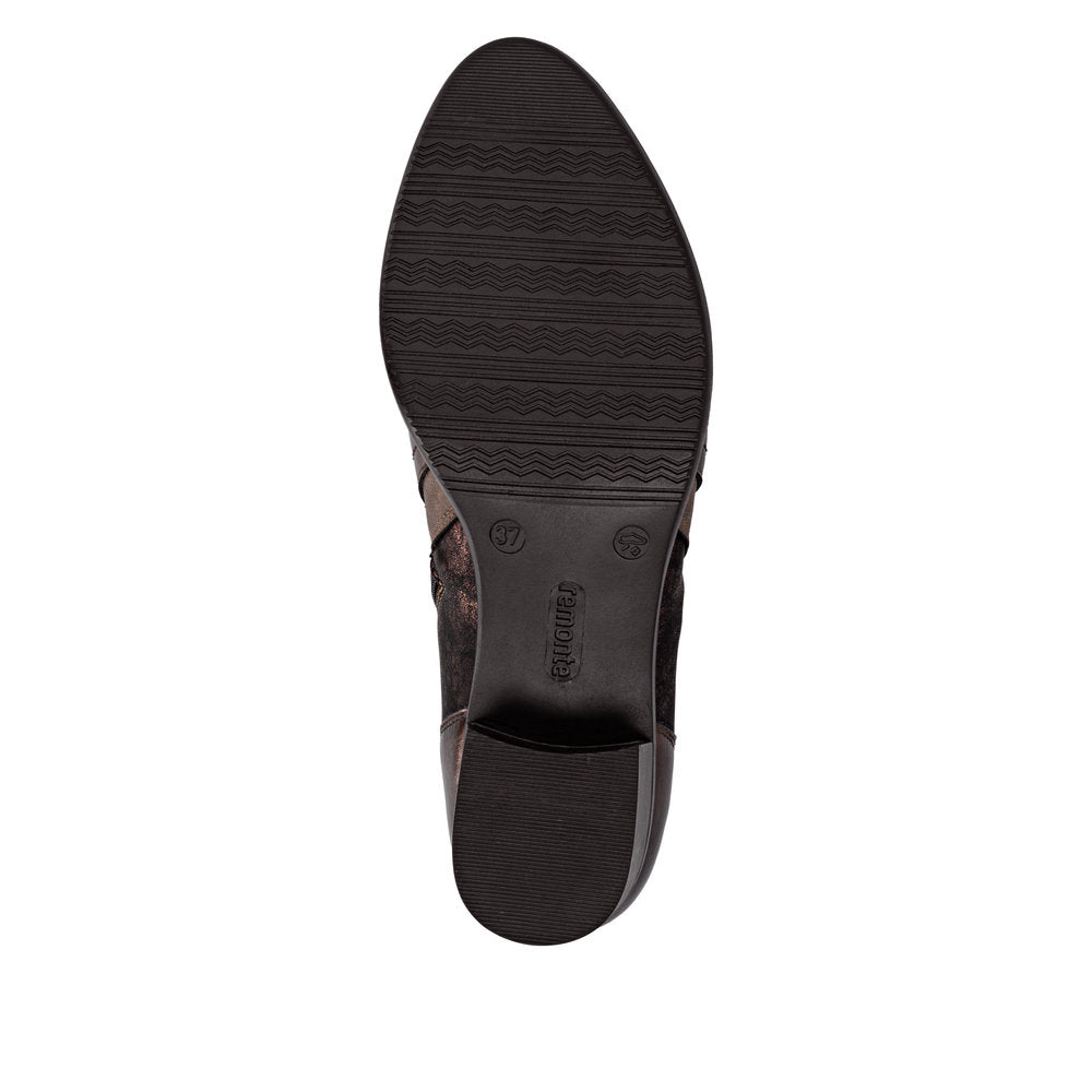 Remonte R5172-90 Light Bronze, Brown & Black Mix Boots