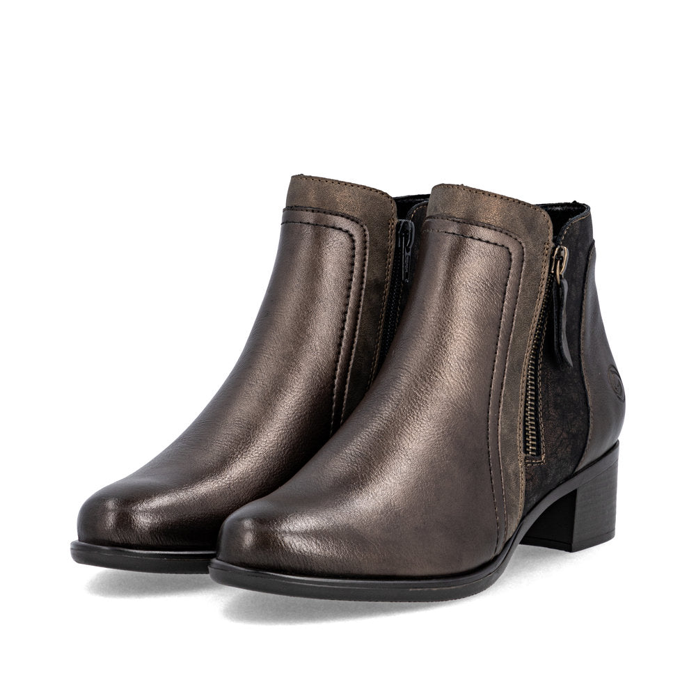 Remonte R5172-90 Light Bronze, Brown & Black Mix Boots