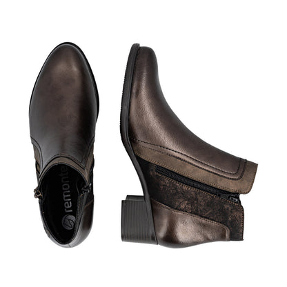 Remonte R5172-90 Light Bronze, Brown & Black Mix Boots