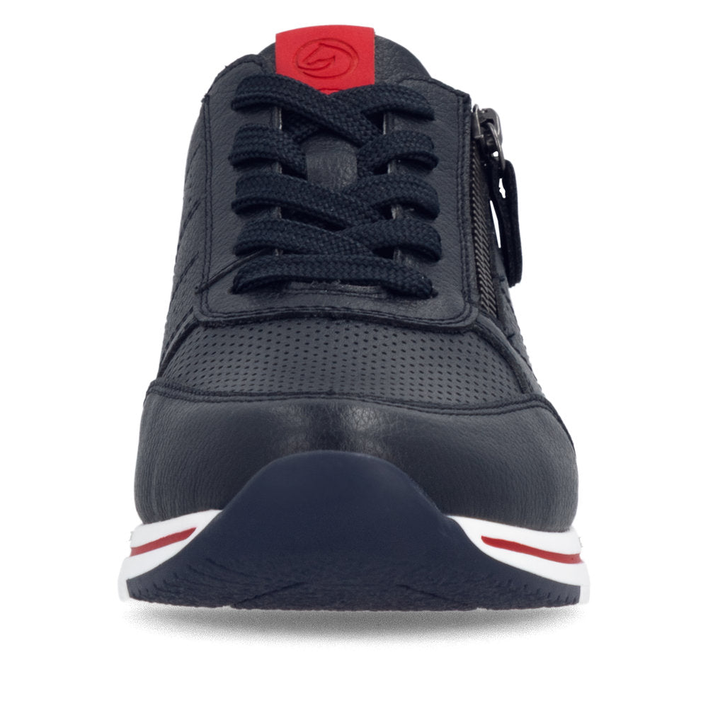 Remonte R6705-15 Navy & White G Fit Trainers with Zip