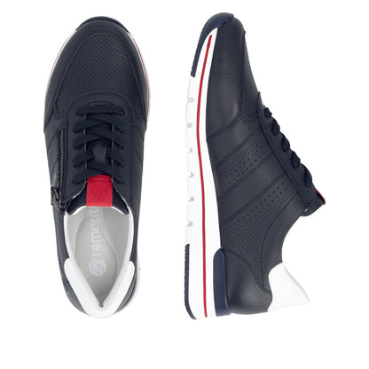 Remonte R6705-15 Navy & White G Fit Trainers with Zip