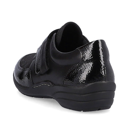 Remonte R7600-03 Black/Bronze Combi Velcro H Fit Shoes