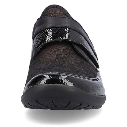 Remonte R7600-03 Black/Bronze Combi Velcro H Fit Shoes