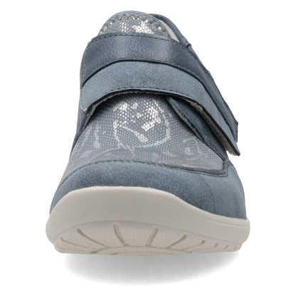 Remonte R7600-14 Light Blue & Silver H Fit Velcro Shoes