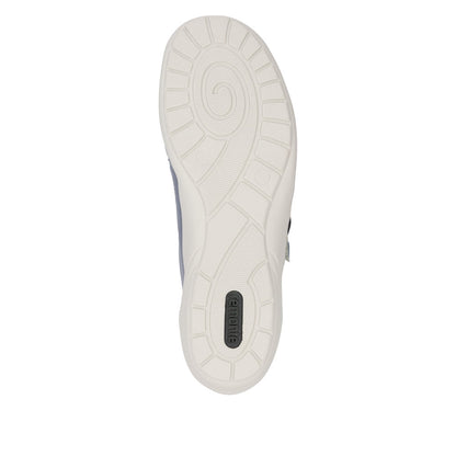 Remonte R7600-14 Light Blue & Silver H Fit Velcro Shoes
