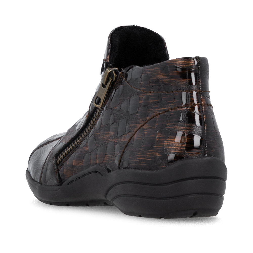 Remonte R7674-25 Brown Orange Mix H Fit Boots