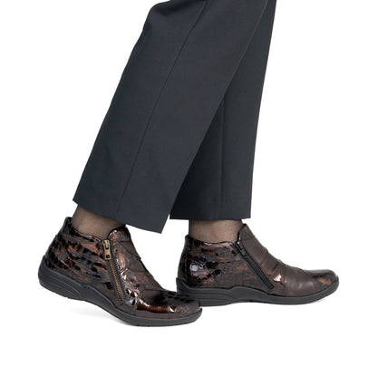 Remonte R7674-25 Brown Orange Mix H Fit Boots