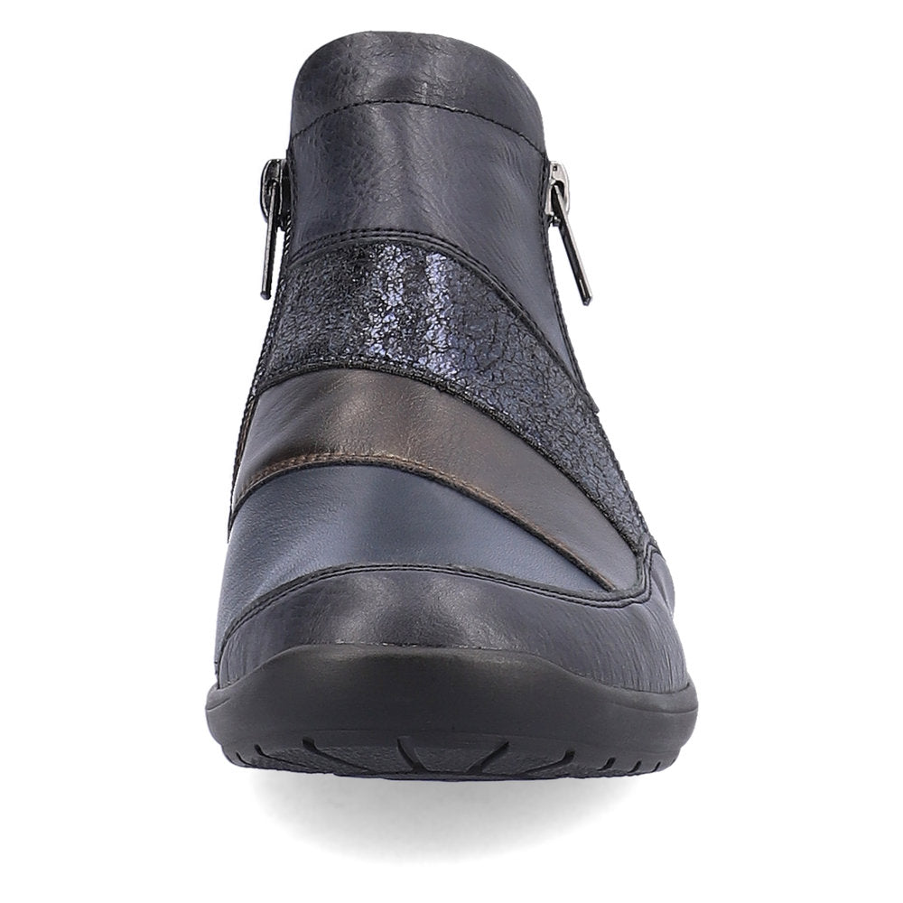 Remonte R7678-14 Navy Combi Ankle Boots