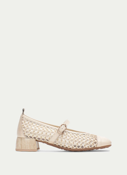 Hispanitas RHV264686 Butter Panna Cream Heeled Shoes