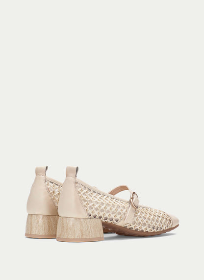 Hispanitas RHV264686 Butter Panna Cream Heeled Shoes