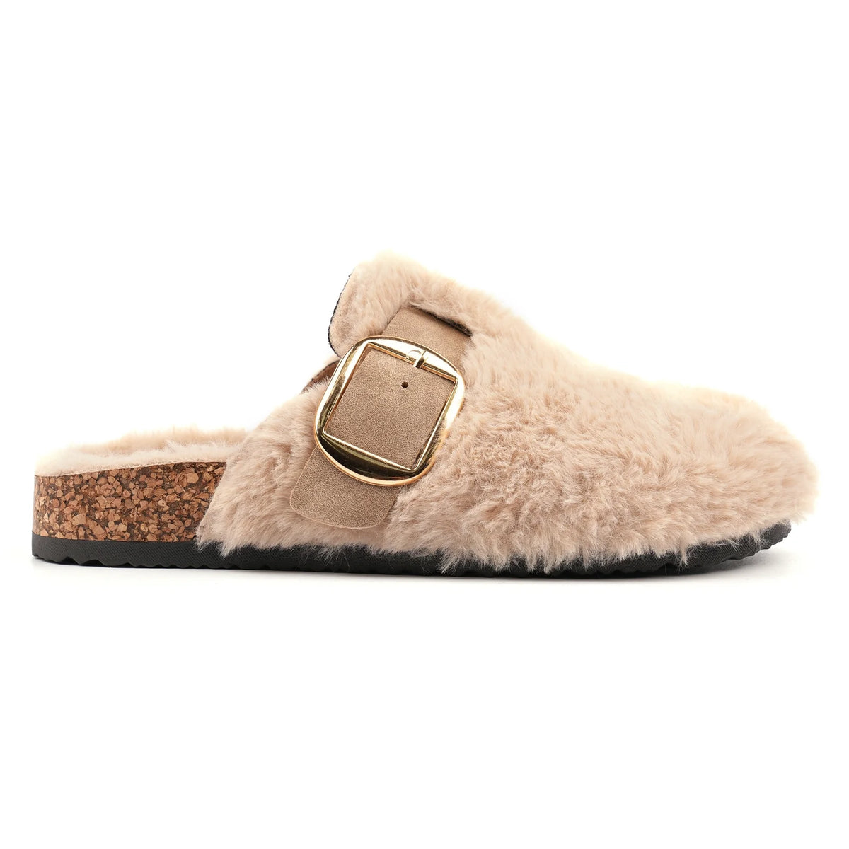 Lunar KLC002 BG Rhianna Beige Mule Slippers