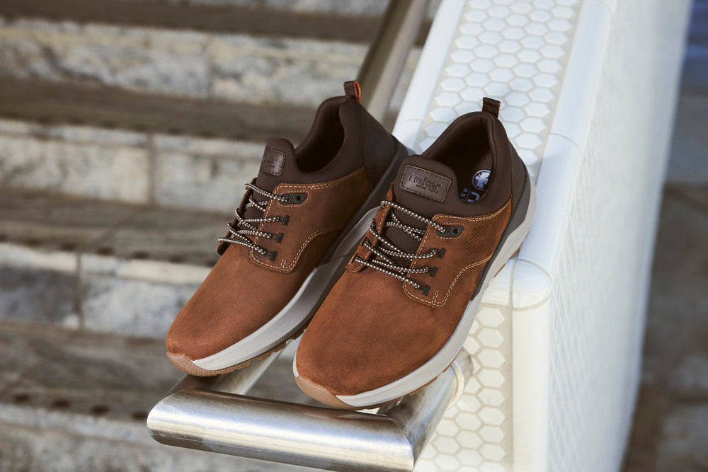 Rieker 06050-22 Brown H Fit Slip On Shoes