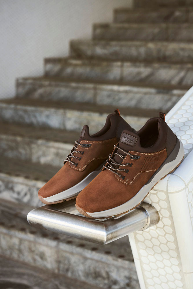 Rieker 06050-22 Brown H Fit Slip On Shoes
