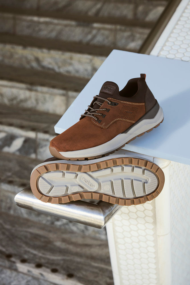 Rieker 06050-22 Brown H Fit Slip On Shoes