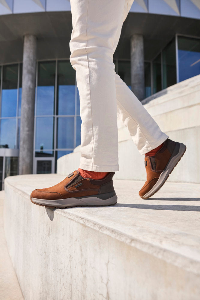 Rieker TEX 06052-22 Brown H Fit Slip On Shoes
