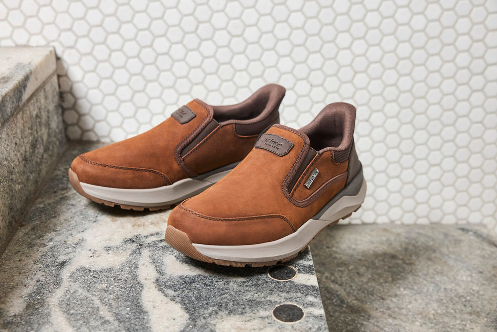 Rieker TEX 06052-22 Brown H Fit Slip On Shoes