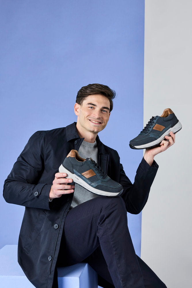 Rieker 11505-14 Navy H Fit Shoes